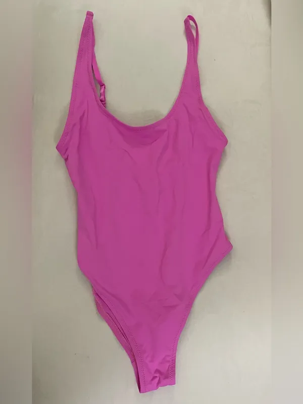 Skims NWT Scoop Neck One-Piece Swimsuit - Pink Size M - Image 2