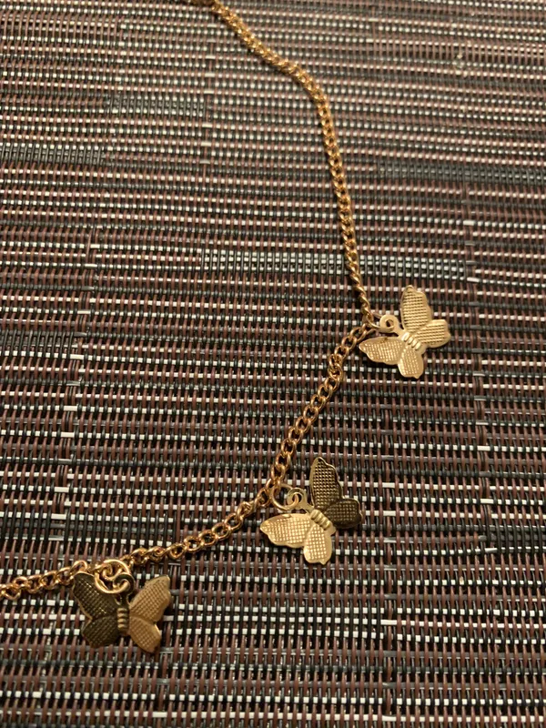 Butterfly Choker in Gold - Image 2