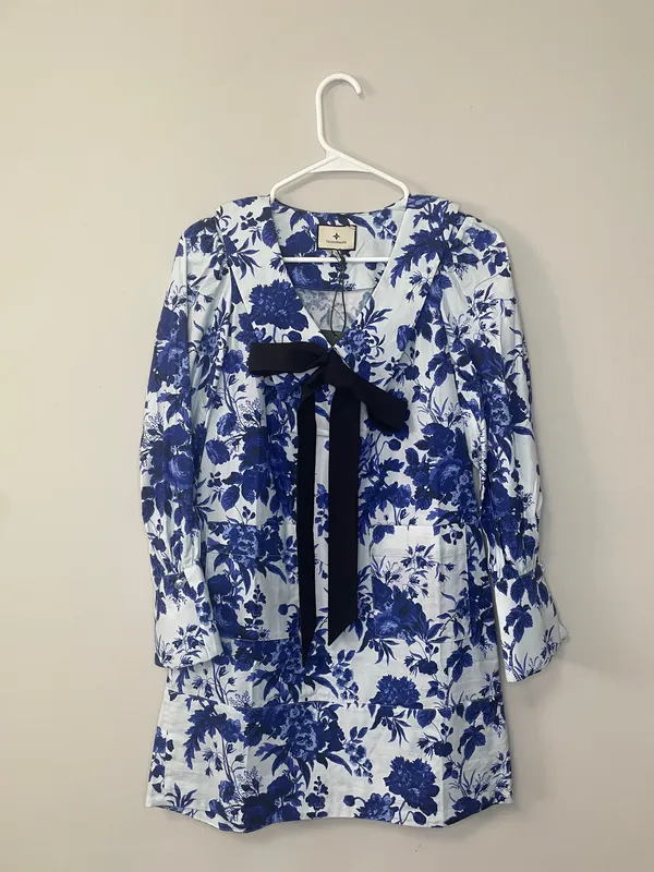 NWT Tuckernuck Blue Sapphire Bloom Bella Dress - Image 5