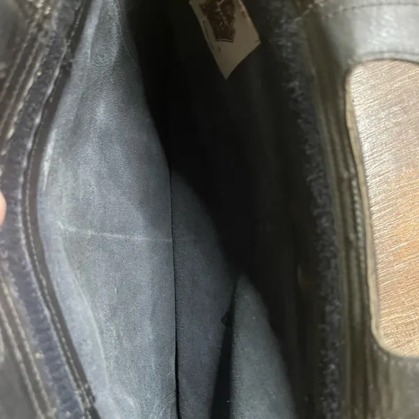 🐱THE LEATHER WORKS Black Leather Briefcase Bag - Image 3