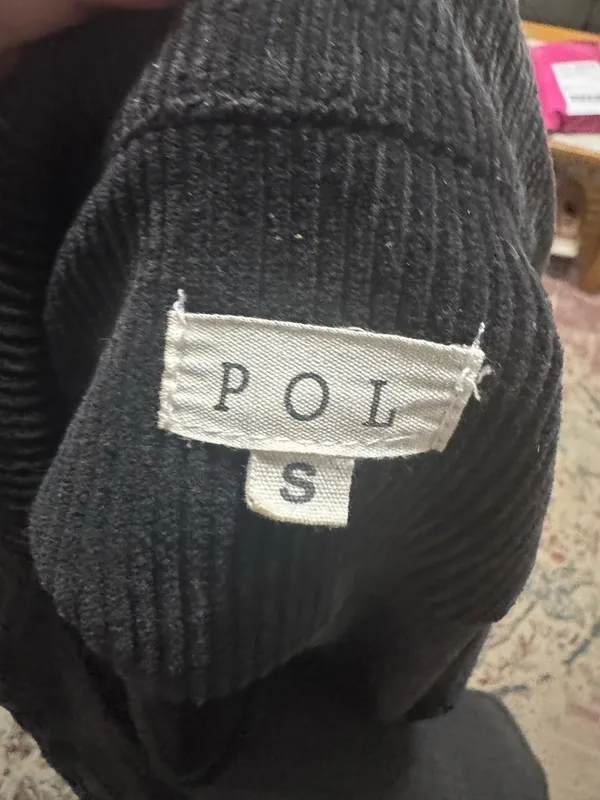 pol corduroy, cut off cropped jacket - Image 2