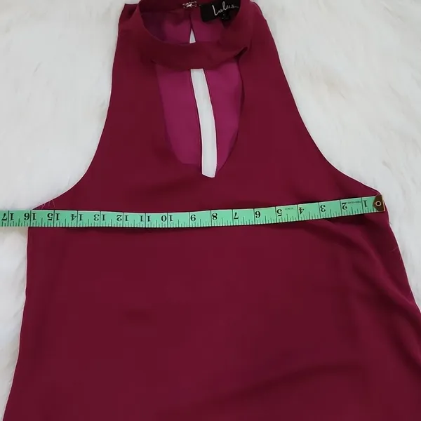 LULUS GROOVE THING SWING DRESS MOCK NECK‎ IN MAGENTA Small - Image 8
