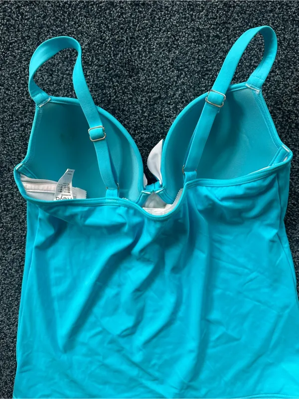 Freya bra bathing suit 34 DD full support flattering Blue Size undefined - Image 4