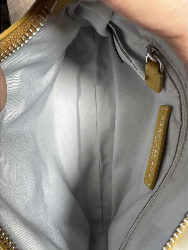 Marc Jacobs Yellow Leather Crossbody Bag - Image 4