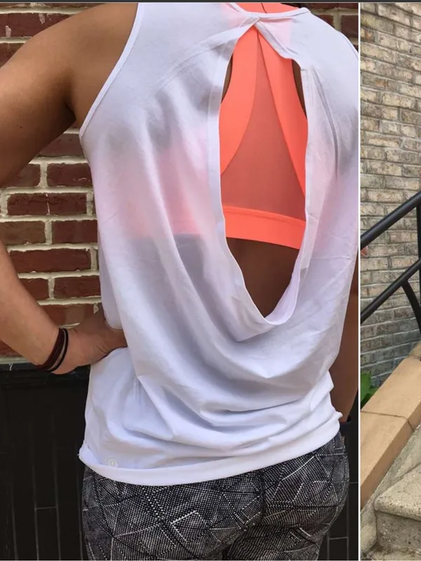 Lululemon Invigorate Bra Pop Orange Sports Bra Size 8 - Image 4