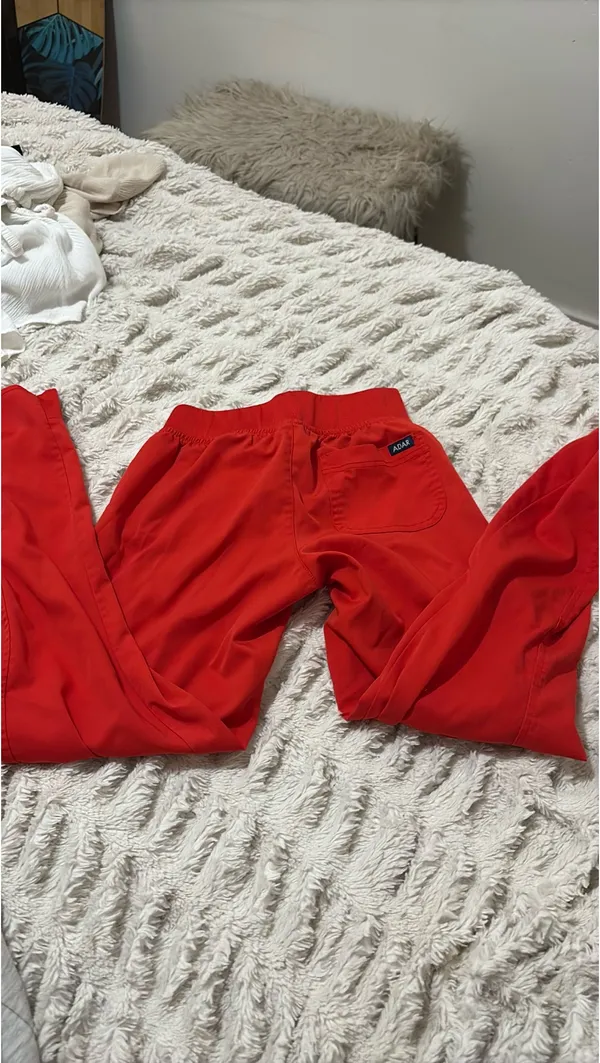 Adar Amazon Pro Scrubs Red Size XXS - Image 3