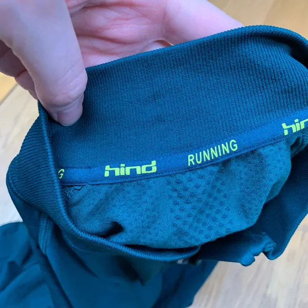 Hind‎ Running Womens Teal Quarter Zip Pullover Cropped Seamless Top Thumbholes - Image 6