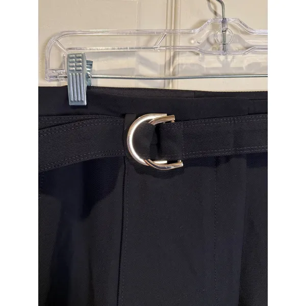 White House Black Market‎ WHBM The Relaxed Ankle Pants Pockets Black Size 16L - Image 2