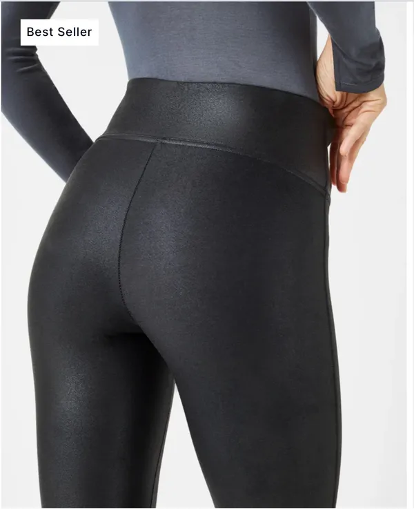 Spanx Faux Leather Leggings - Image 3