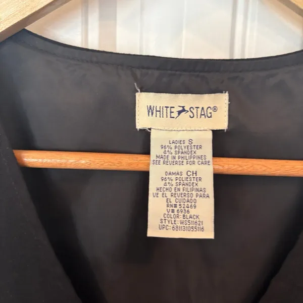 White Stag Black‎ Vest Size Small - Image 5