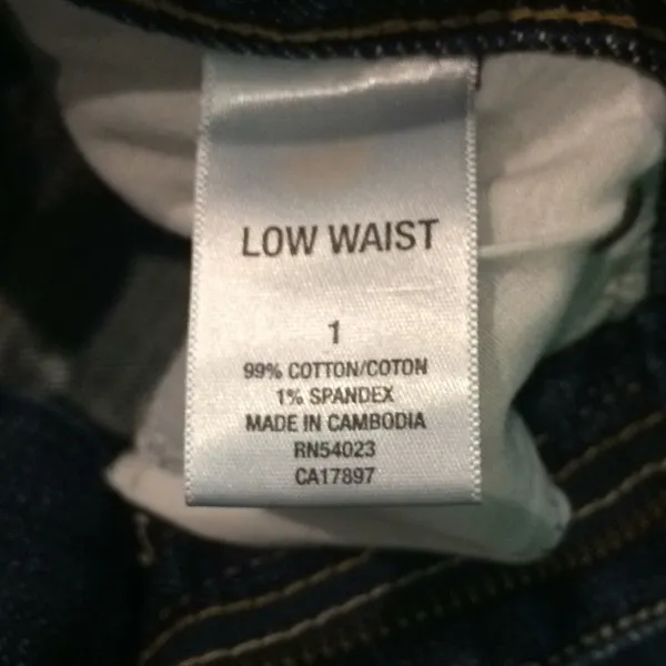 Old Navy Low Waist Denim Skirt Size‎ 1 Dark Wash Stretch Straight Jean Skirt - Image 8