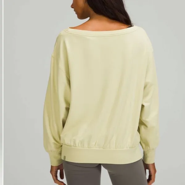 Lululemon Pleated Modal Fleece Pullover
Dew Green - Image 4
