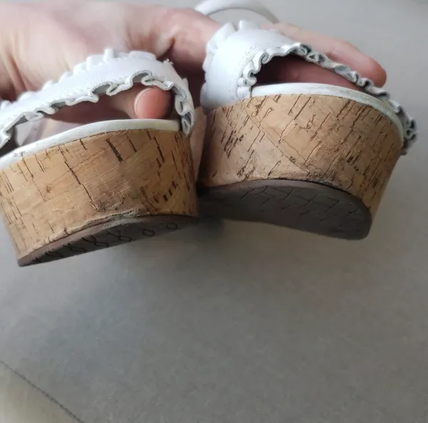 Kate Spade Frilly Platform Wedges, Size 8 - Image 16