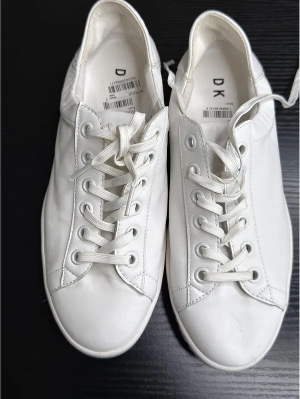 Size 8M DKNY Banson Lace - Platform White Color Women’s - Image 6