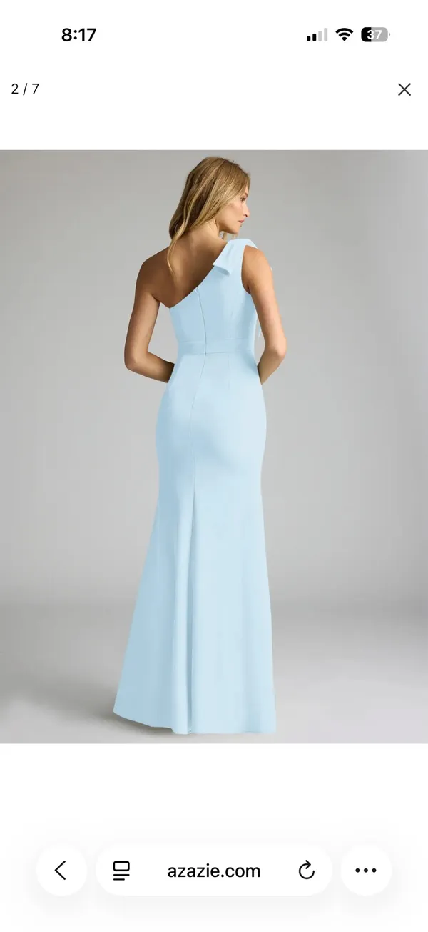 Azazie One-Shoulder Dress - Image 2