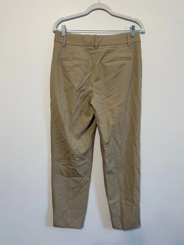 NWT Banana Republic VASTO PLEATED ITALIAN WOOL PANT SIZE 4 KHAKI TAN NEW - Image 6