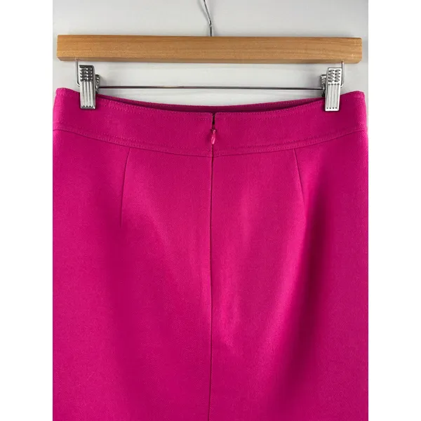 Women’s J.Crew Size 6 Hot Pink Pencil Mini Skirt - Image 4