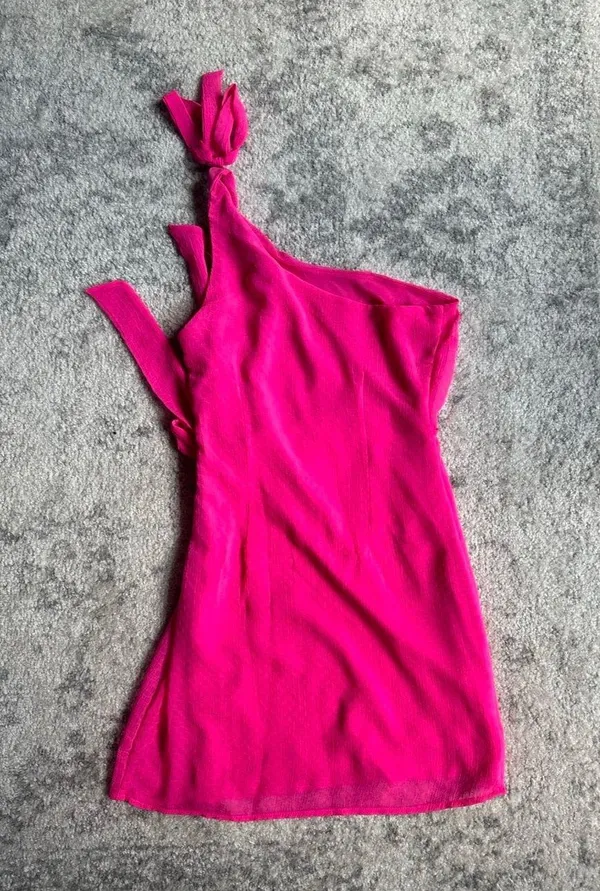 Lucy in the Sky Hot Pink Dress - Image 2