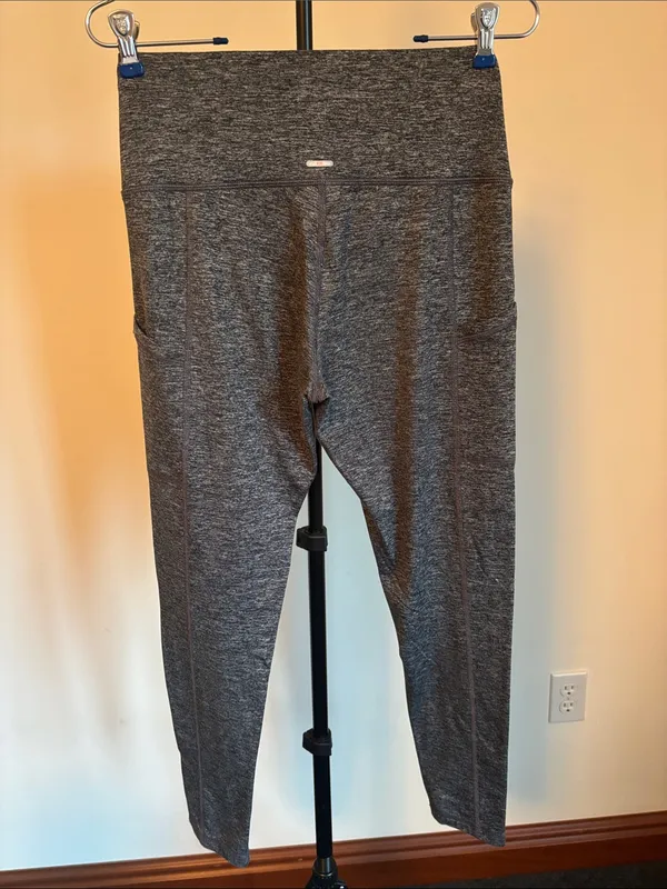 aerie Heather Charcoal Gray High-Rise Pocket Leggings - Image 3
