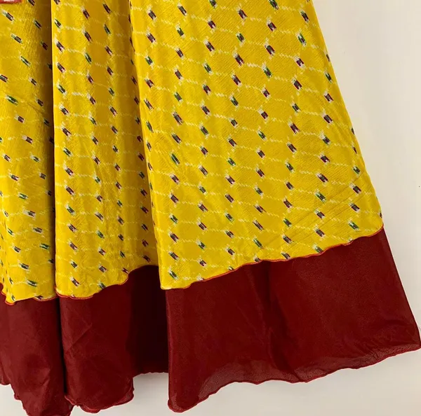Reversible Maxi Wrap Skirt BINS211 - Image 3