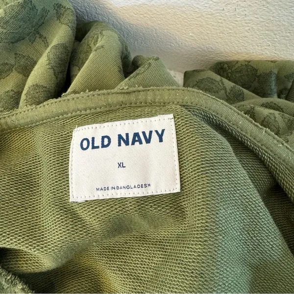 Old Navy Green Floral Women's / Men’s Sweater- unisex XL - Image 4