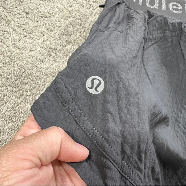 Lululemon Women’s Logo Waistband High-Rise Training Short 3” in Graphite Grey 8 - Image 11