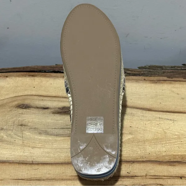 Prada espadrille sz 37.5 Platform flat‎  ~ LEFT SHOE ONLY - Image 9