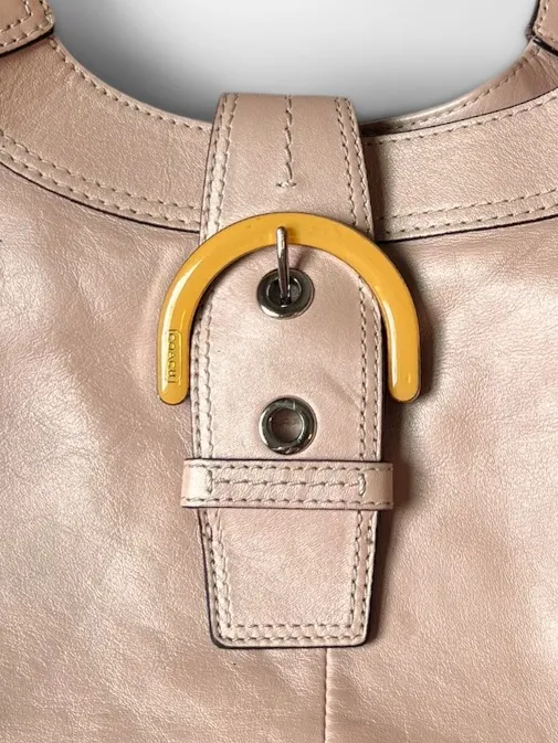 Coach Soho Leather Hobo Bag F17219 in Shell Pink - Image 2