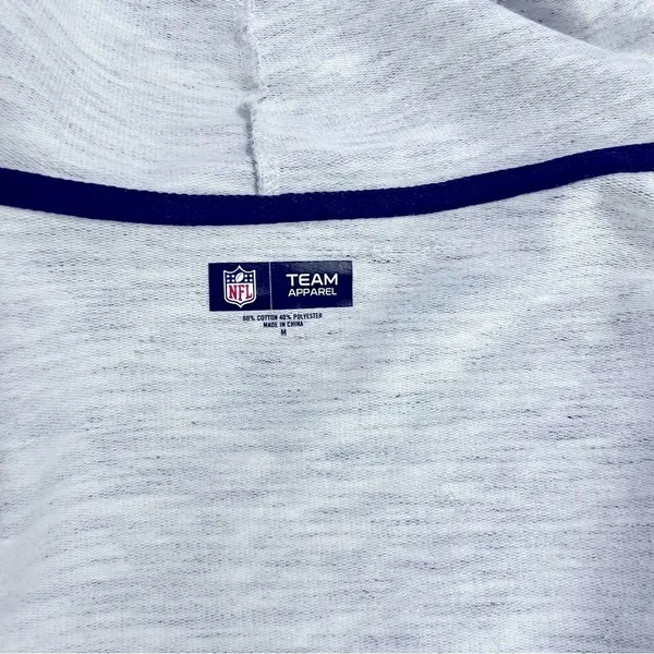 NEW ENGLAND PATRIOTS Women's Space-Dye Full-Zip Fleece Hoodie size M - Image 10