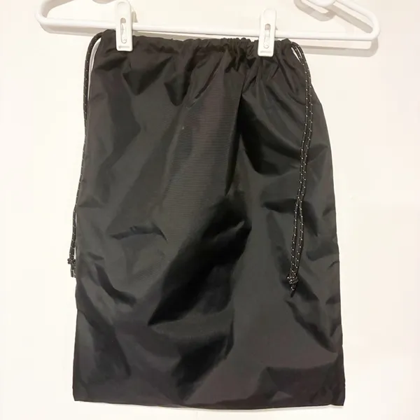Telfar x Eastpack Black Medium‎ Drawstring Nylon Dustbag Backpack NEW - Image 4