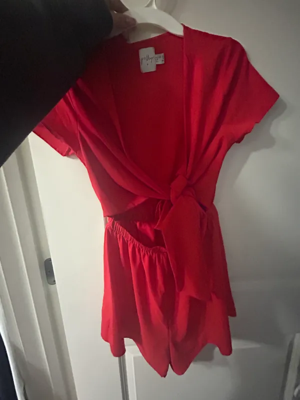 Princess Polly Red Romper - Image 2