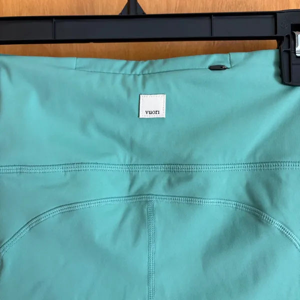 Vuori Daily Leggings Women Small Teal Green High Rise Pockets Activewear - Image 7