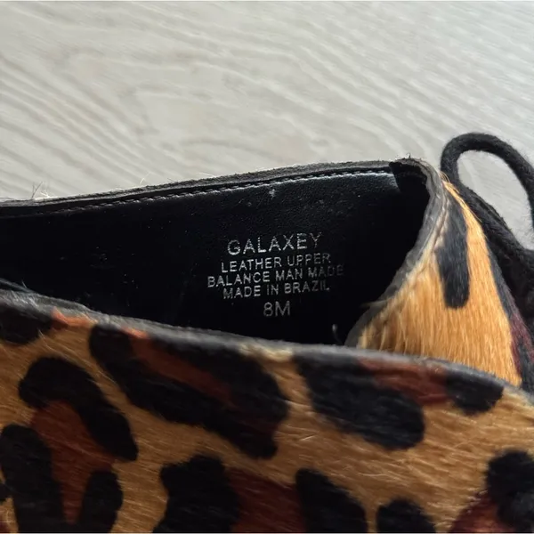 Steve Madden Leopard Print Wedge Heel Lace Up Ankle Boots - Image 6