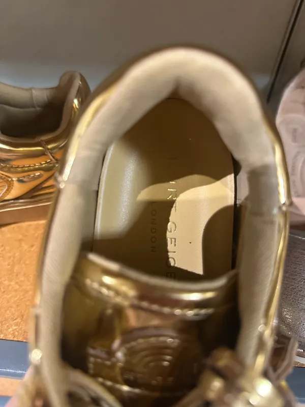Gold Kurt Geiger London Sneakers - Image 2