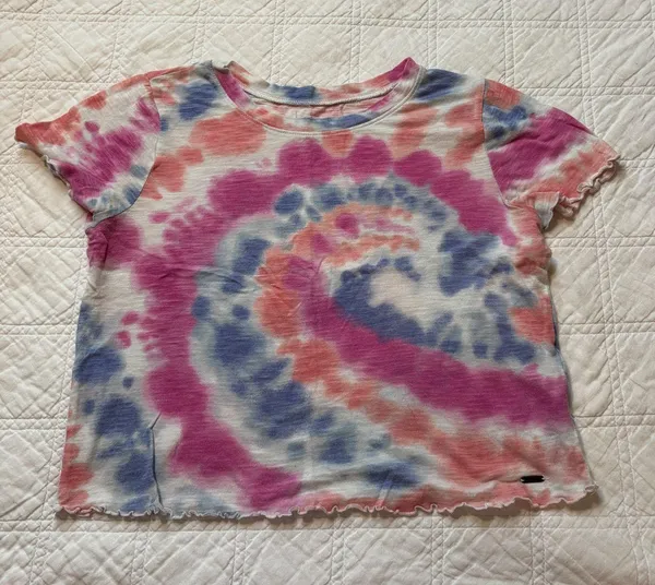 Hollister Tue Dye Crop Top - Image 2