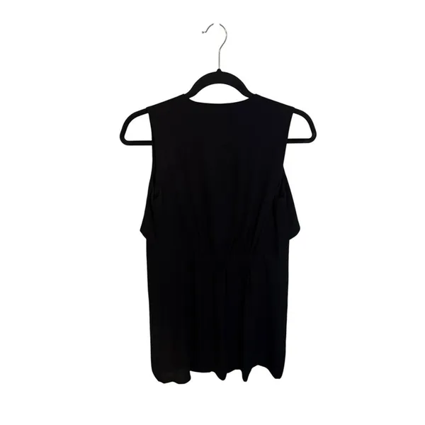 Aggie By Tomo Little Black Mini Shift Dress - Image 2