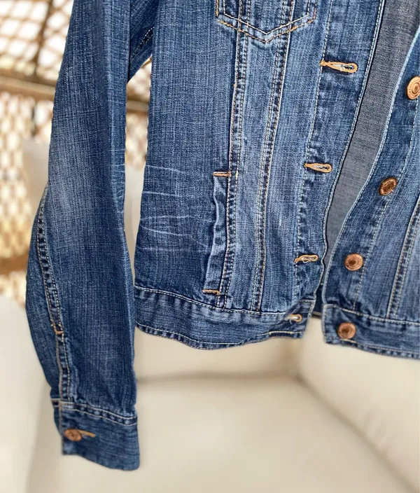 American Eagle Outfitters Women’s Denim Jacket Size Small - Image 6
