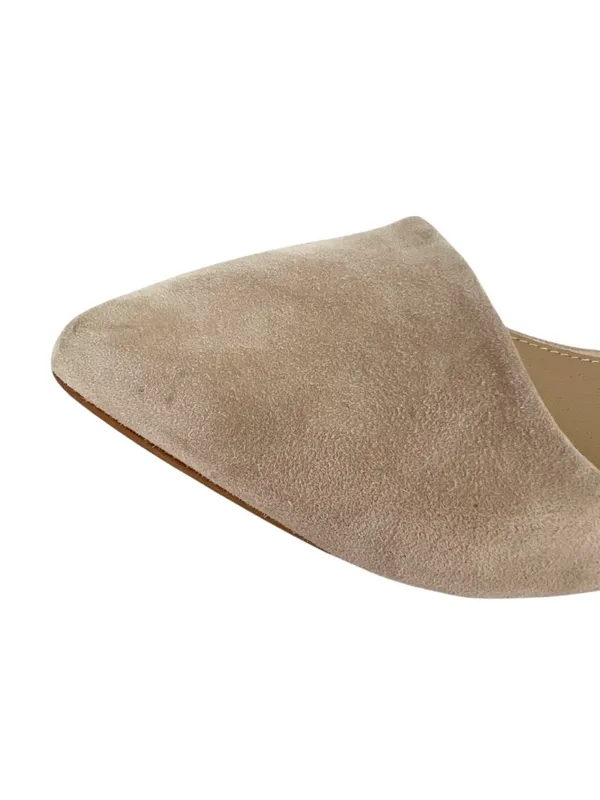 Steve Madden Audriana Beige Suede Pointed-Toe D'Orsay Flats Size 9 Quiet Luxury - Image 10