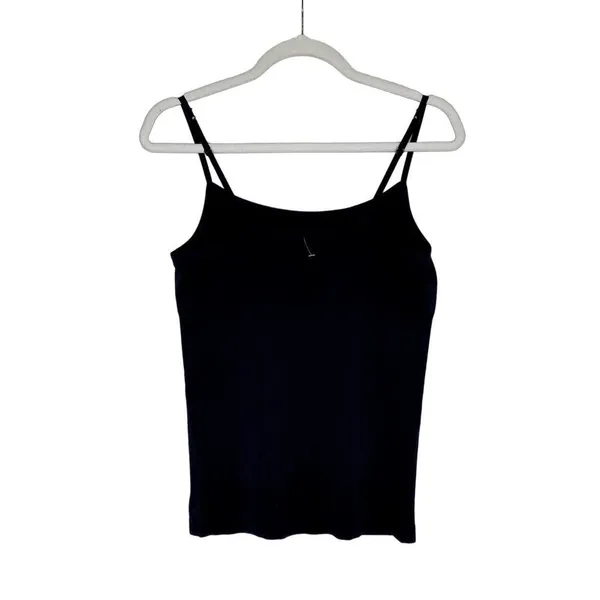 Yummie by Heather Thomson Seamless Camisole Top Scoop Neck Nylon Black Large XL - Image 9