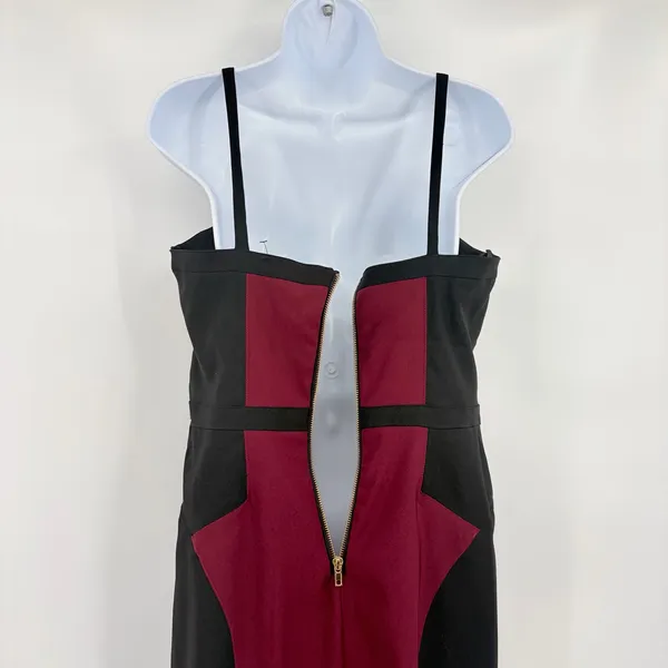 XOXO Corset Bustier Mini Dress 11/12 Y2K Dark Romantic Mob Wife Corset Burgundy - Image 7