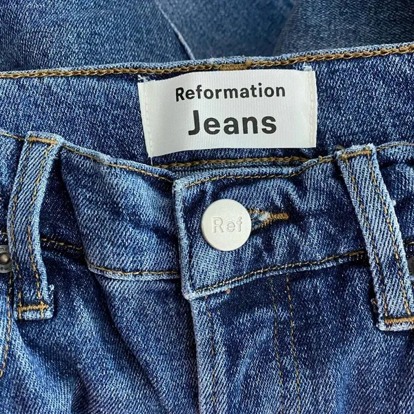 REFORMATION Serena High Waist Skinny Jeans in Kasai Blue‎ Size US 25 - Image 10
