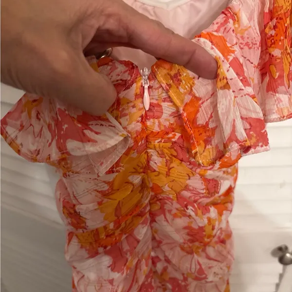 HELLO MOLLY FLOWERS ON MY MIND DRESS PINK small - Image 8