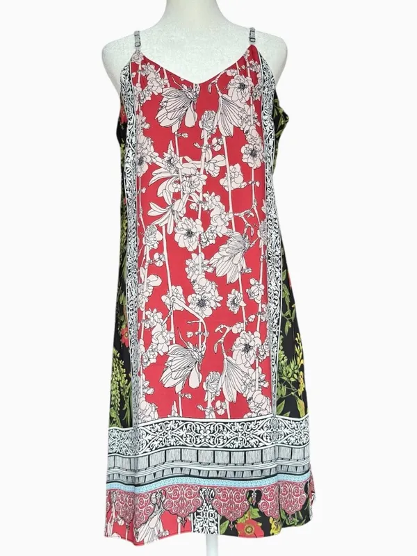 Strut &‎ Bolt Patchwork Floral Bohemian Dress Sz M - Image 2