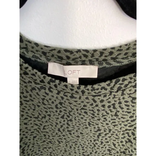 Loft Women's Green and Black dress size‎ large - Image 2