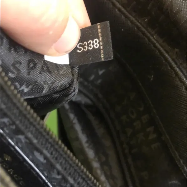 KATE Spade Lilah Saffino leather black satchel - Image 8