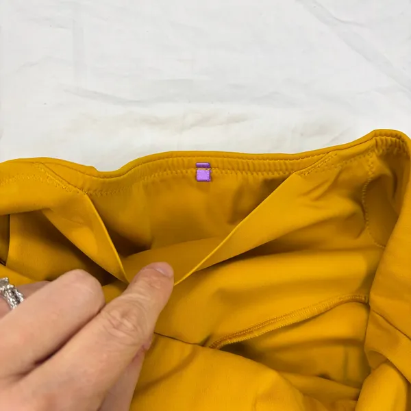 Yitty mustard bike shorts. Size M. no tags. Lizzo. athleisure, activewear - Image 5