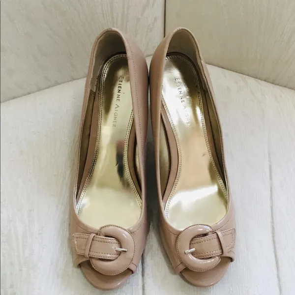 Patent leather pumps Tan Size 8.5 - Image 5