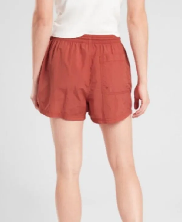 Athleta expedition shorts orangish red size 6 outdoor shorts summer shorts bike‍ - Image 2