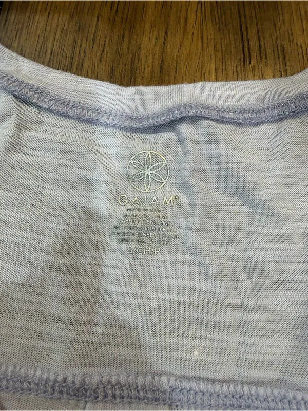 GAIAM Lavender Scoop Neck Tank S - Image 2