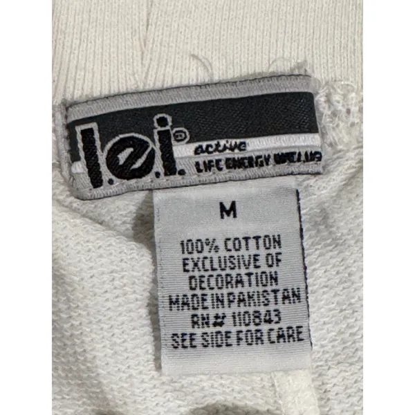 L.E.I. Y2K Varsity Shorts Women's Drawstring Elastic Waist Sporty Athletic‎ - Image 6